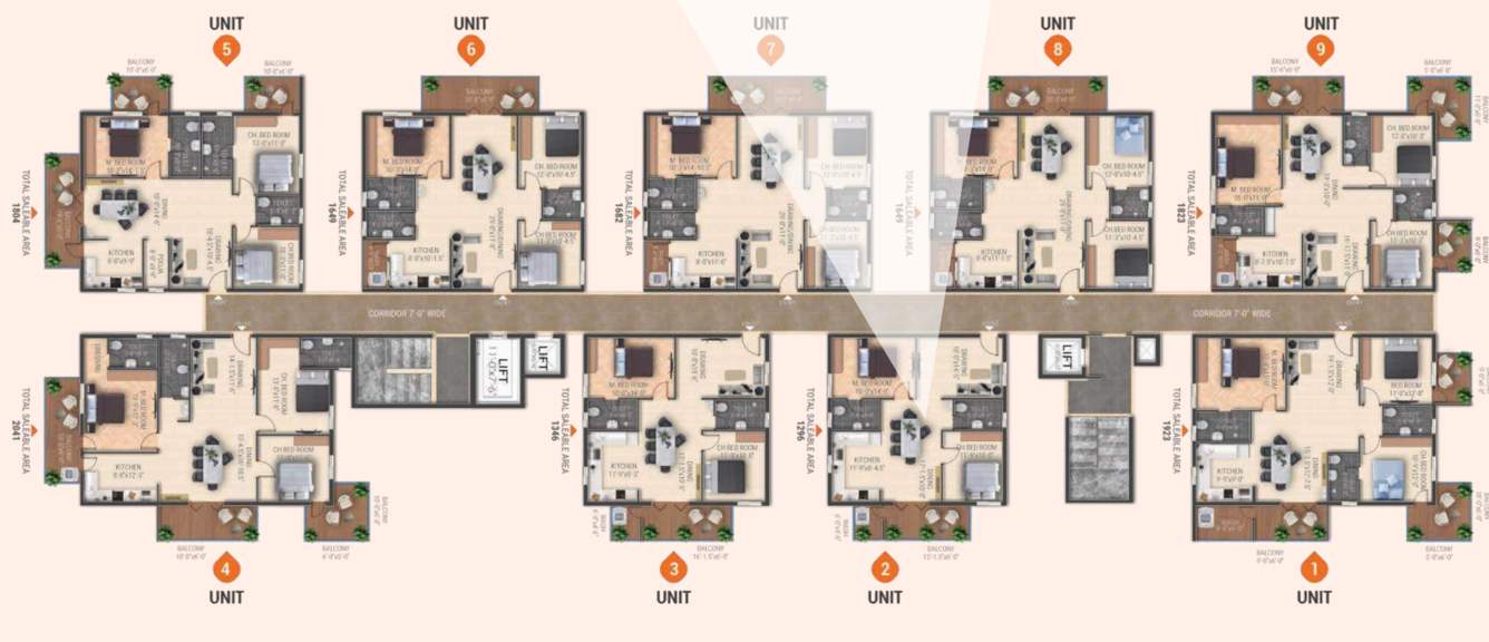  fountain park Block B Cluster Plan
