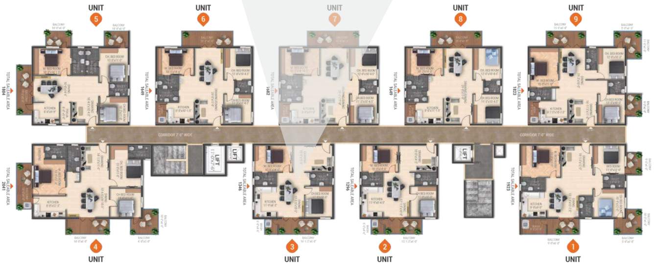  fountain park Block C Cluster Plan