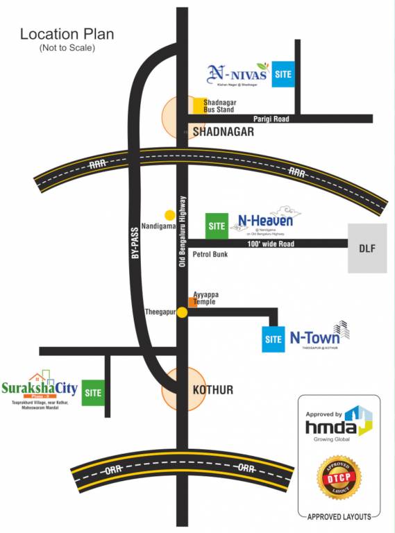  n heaven Location Plan