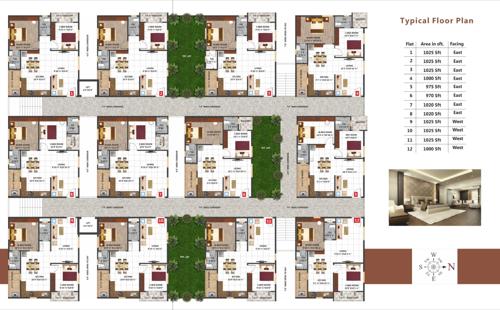  gardenia A Block Sree Laxmi Gardenia Cluster Plan
