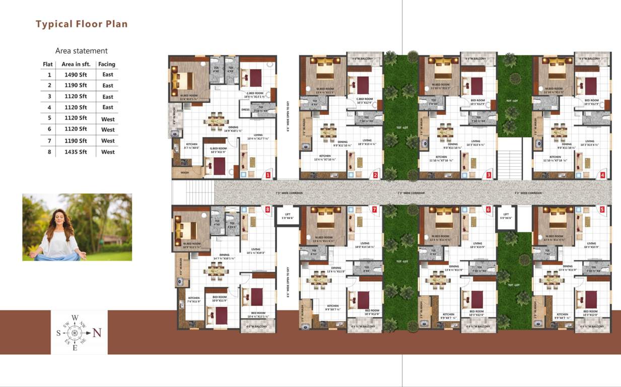  gardenia C Block Sree Laxmi Gardenia Cluster Plan