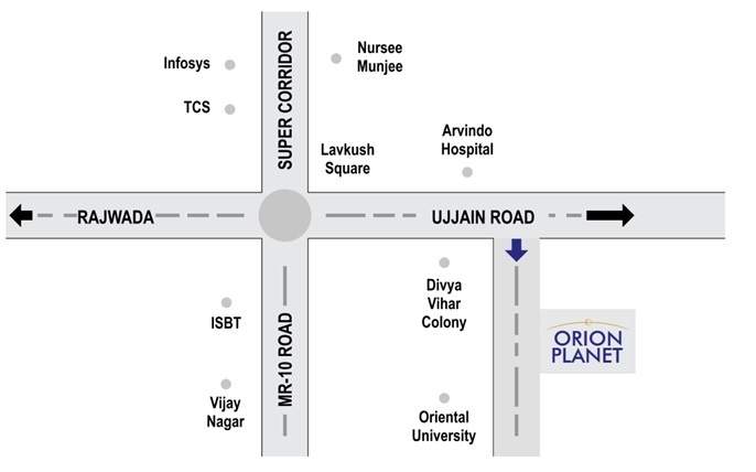  orion planet Location Plan