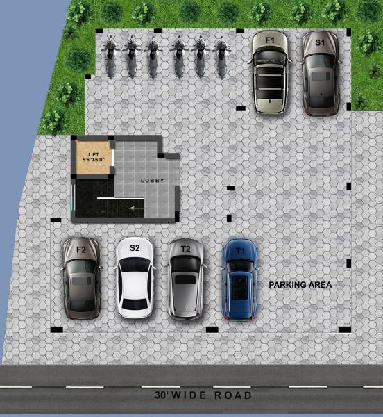  kyara MP Kyara Cluster Plan For Ground Floor
