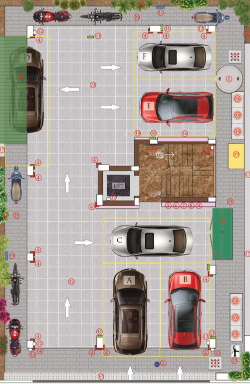  sri apoorvam Sri LR Apoorvam Ground Floor Cluster Plan