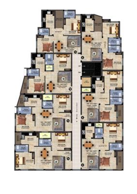 Ruthura Cluster Plan from 1st to 4th Floor ruthura Ruthura Cluster Plan from 1st to 4th Floor