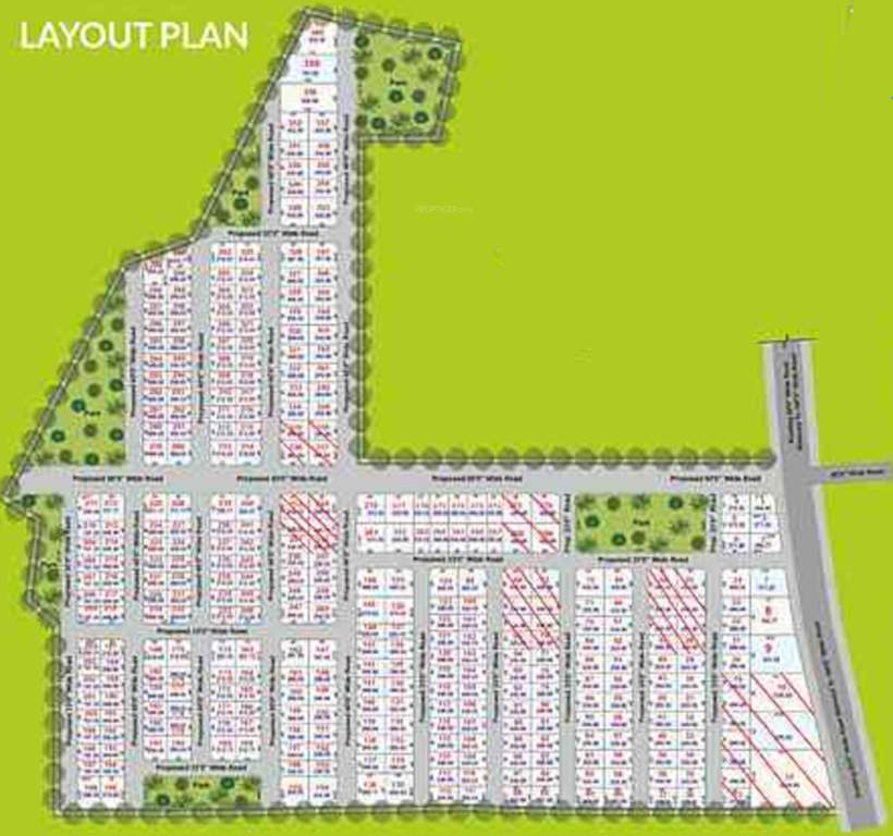  brundavan Layout Plan