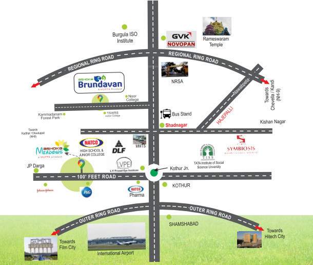  brundavan Location Plan