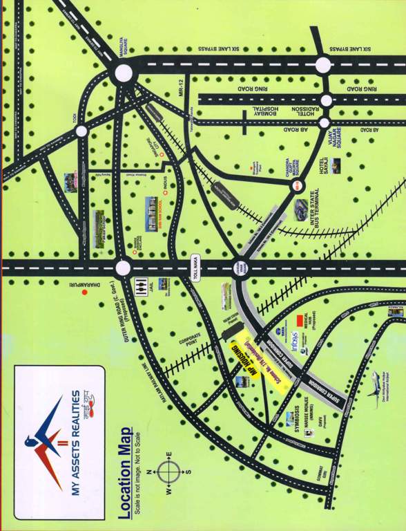 dhan city Location Plan