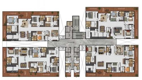  the-world-at-jubilee-hills Cluster Plan