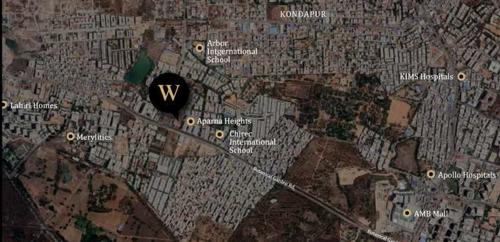  the-world-at-jubilee-hills Location Plan