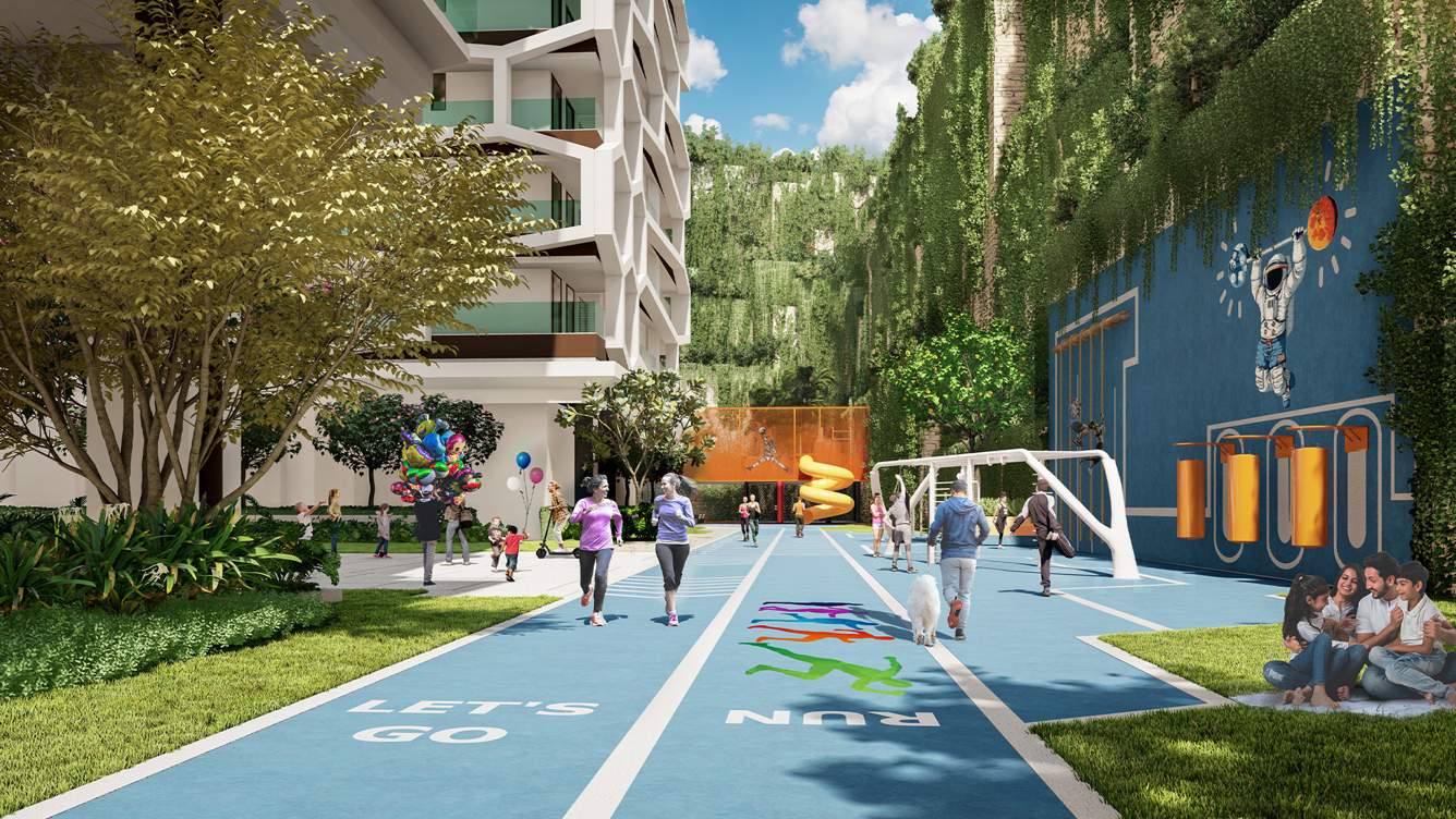  the world at jubilee hills Jogging Track