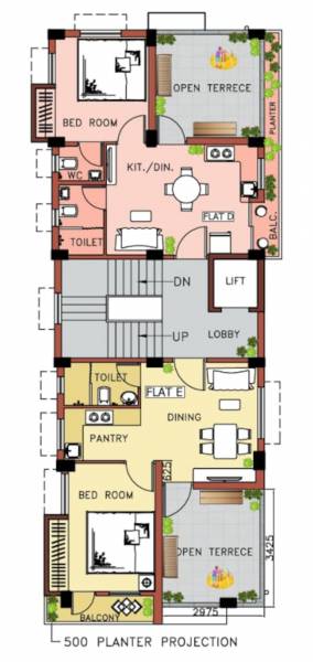  residency Residency Cluster Plan for 4th Floor