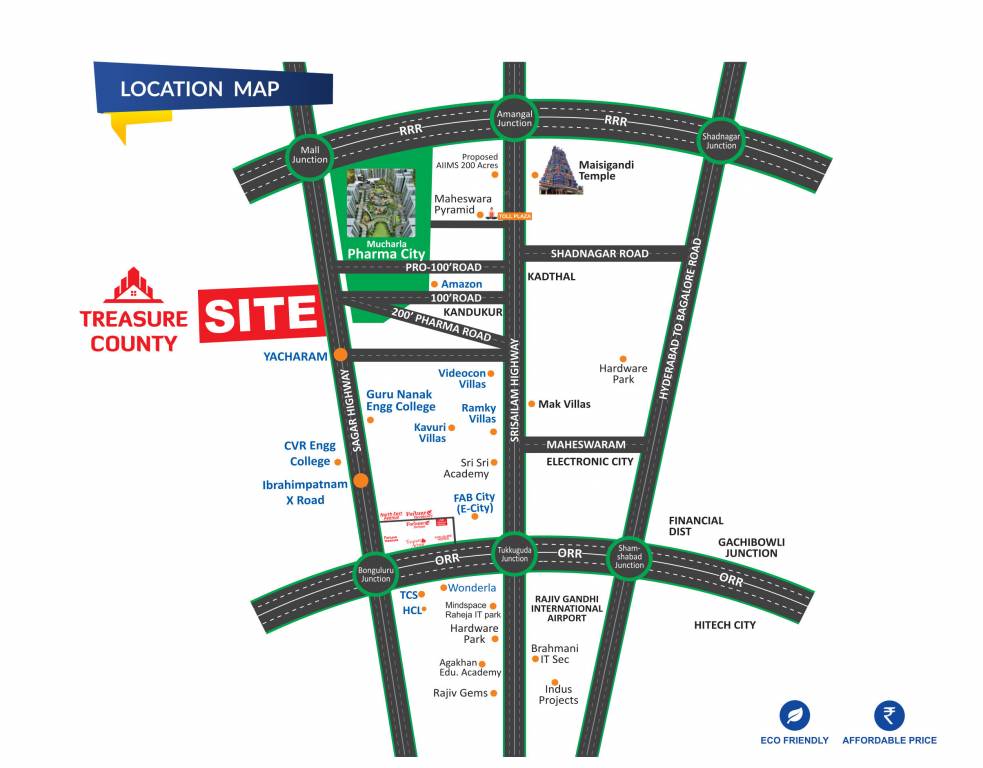  treasure county phase i Location Plan
