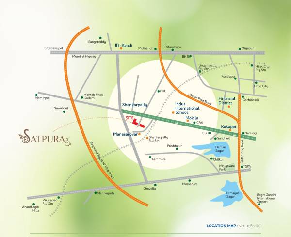  satpura-block-b Location Plan