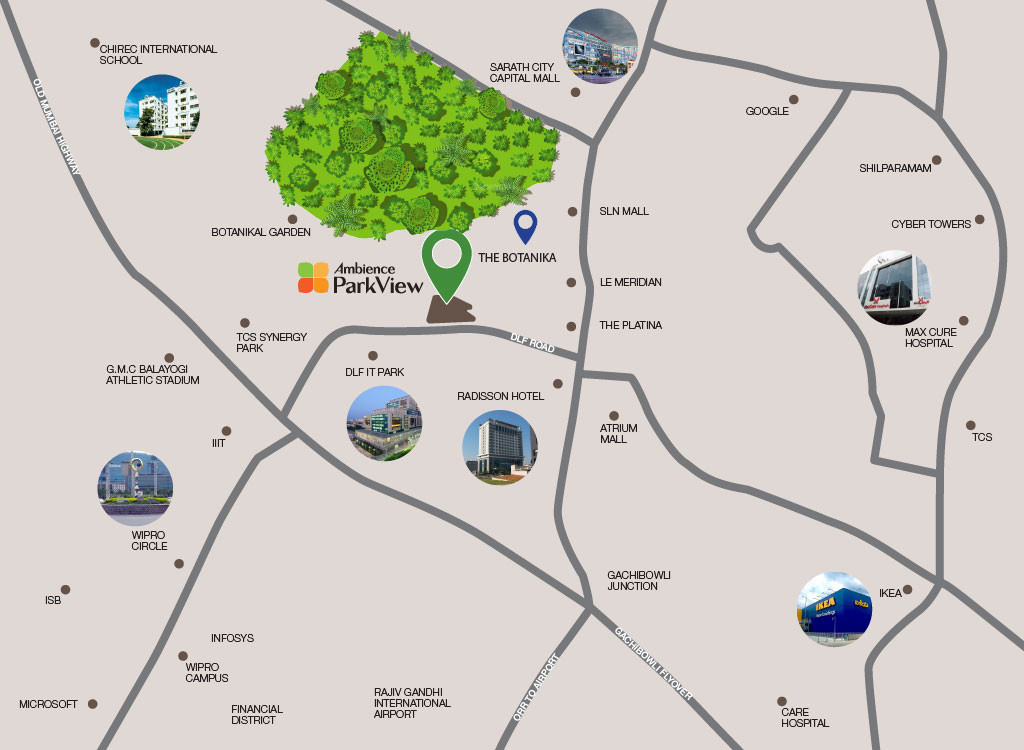  ambience parkview Location Plan