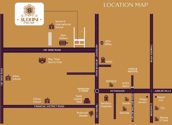  sudhini-enclave Location Plan