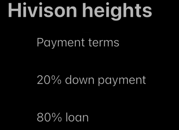 heights Construction Linked Payment (CLP) Payment Plan