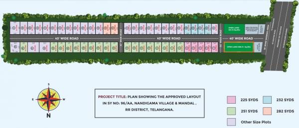  raichandani-green-city Layout Plan