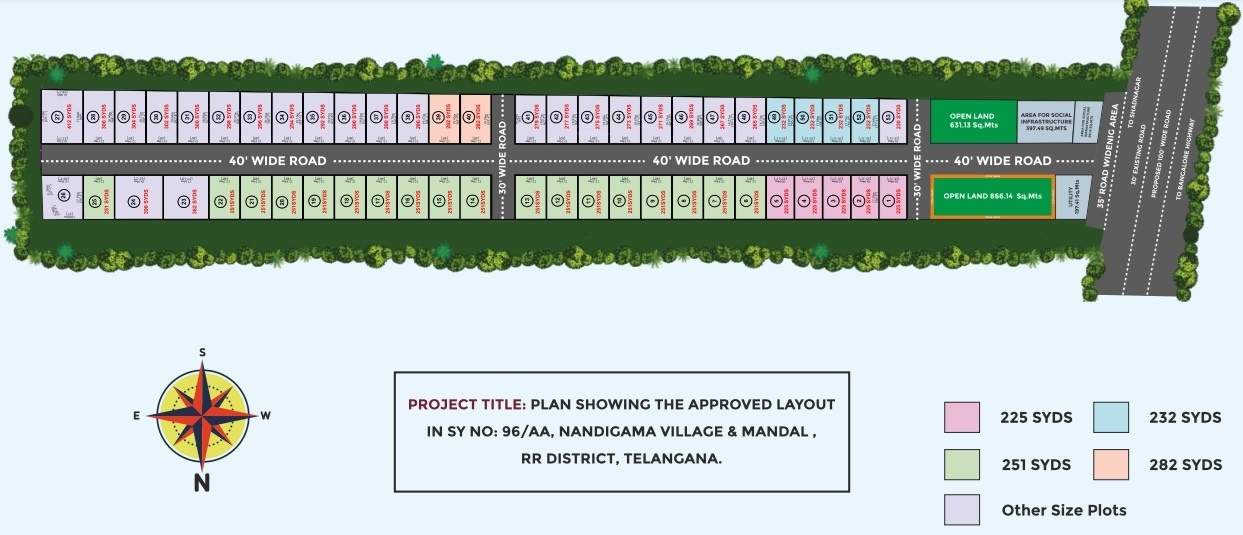  raichandani green city Layout Plan