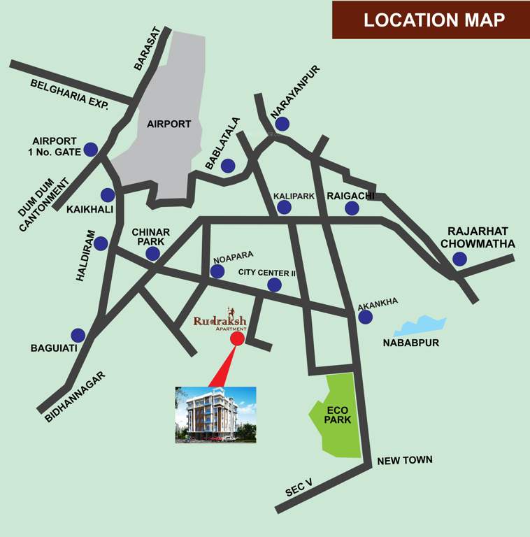  rudraksh apartment Location Plan