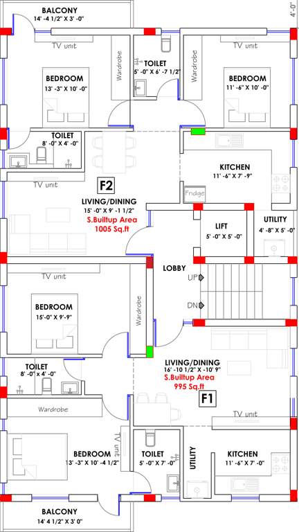  aarudraa Aarudraa Typical Cluster Plan