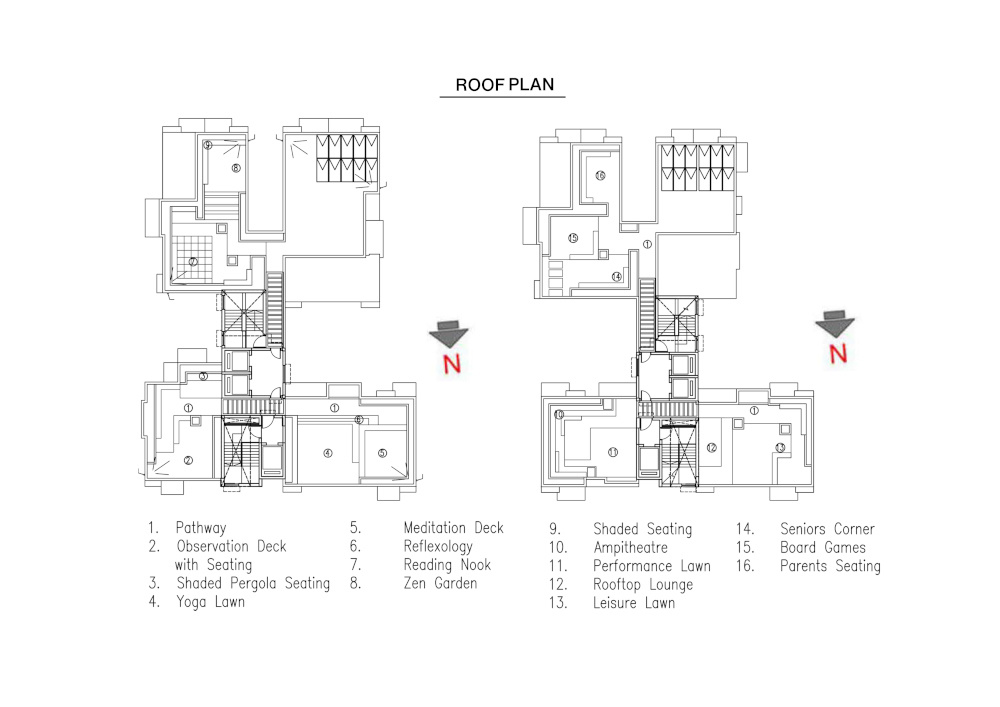  tattvam Tower 1 & Tower 2 Cluster Plan