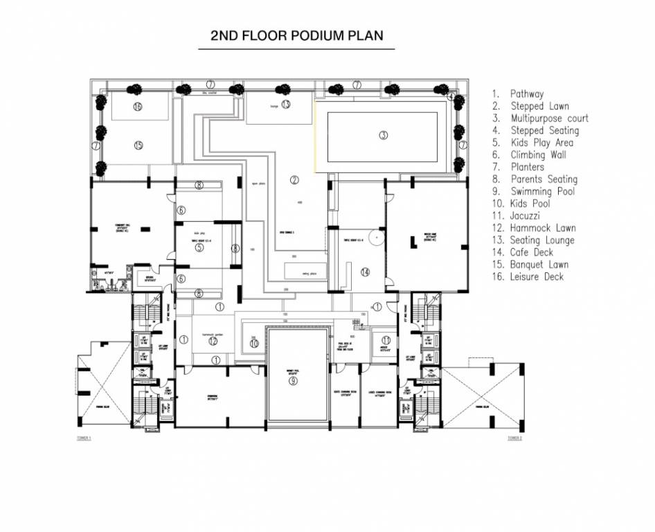 tattvam Tower 1 & Tower 2 Cluster Plan