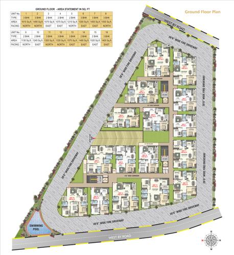  lifestyle Chaitrashree Lifestyle Cluster Plan