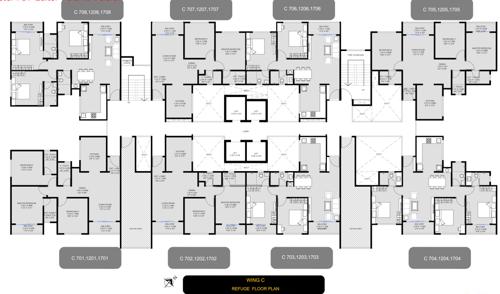 Wing C Cluster Plan from 7th, 12th And 17th Floor k-shire-wing-a-b-c-d Wing C Cluster Plan from 7th, 12th And 17th Floor