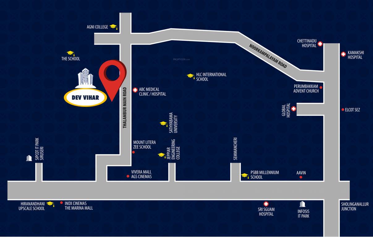  dev vihar Location Plan