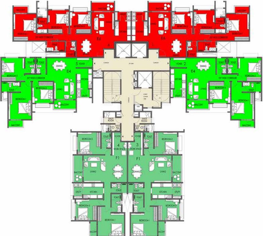  meridian park phase iii Building 5   T1 Cluster Plan