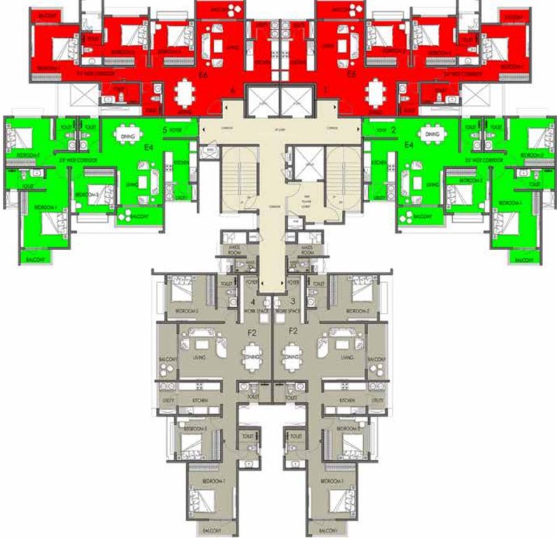  meridian park phase iii Building 5   T4 Cluster Plan