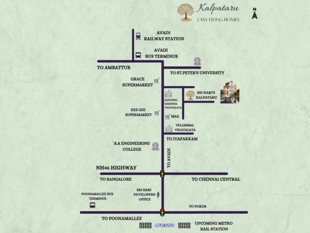  kalpataru Location Plan