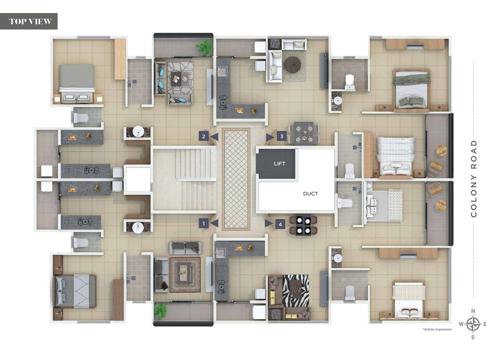  sweet-home Suyog Sweet Home Cluster Plan