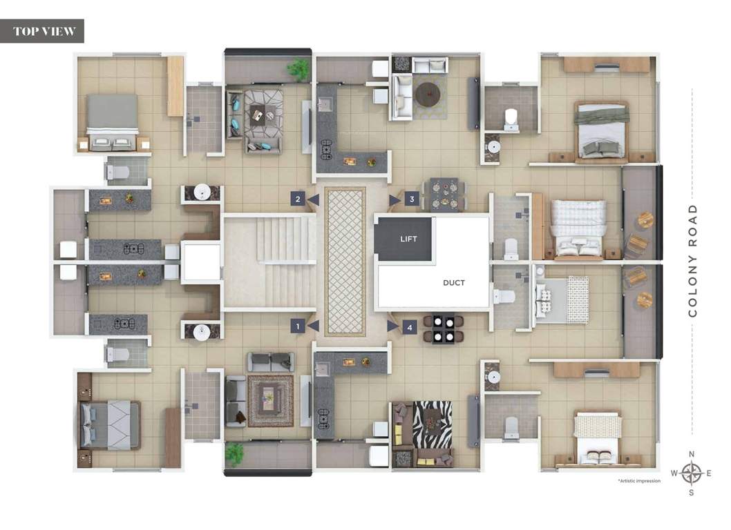  sweet home Suyog Sweet Home Cluster Plan
