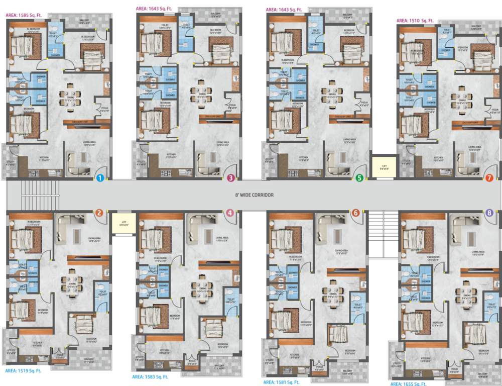 planet 40 Planet 40 Cluster Plan Typical Floor Plan