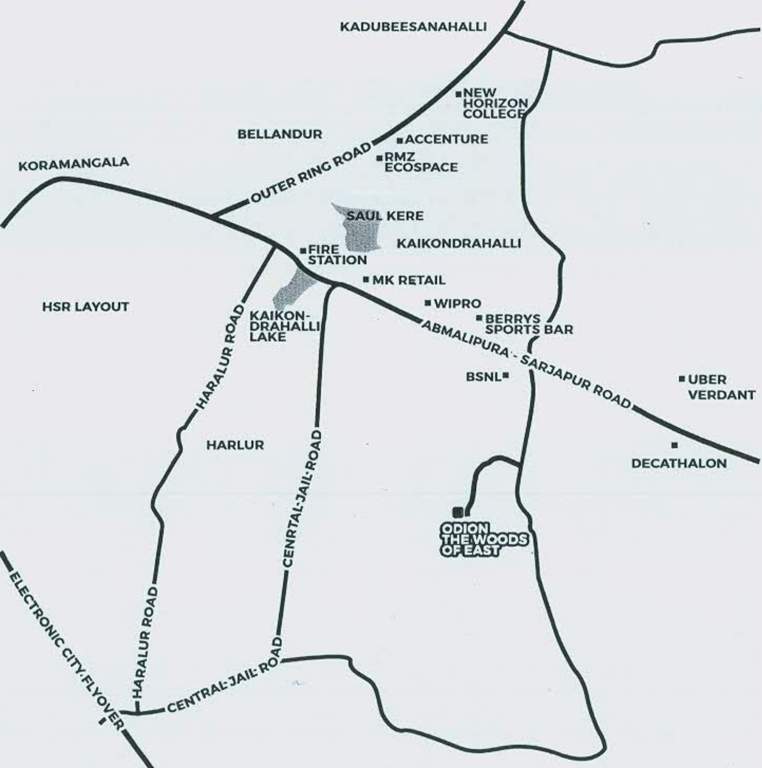 the woods of east phase v Location Plan