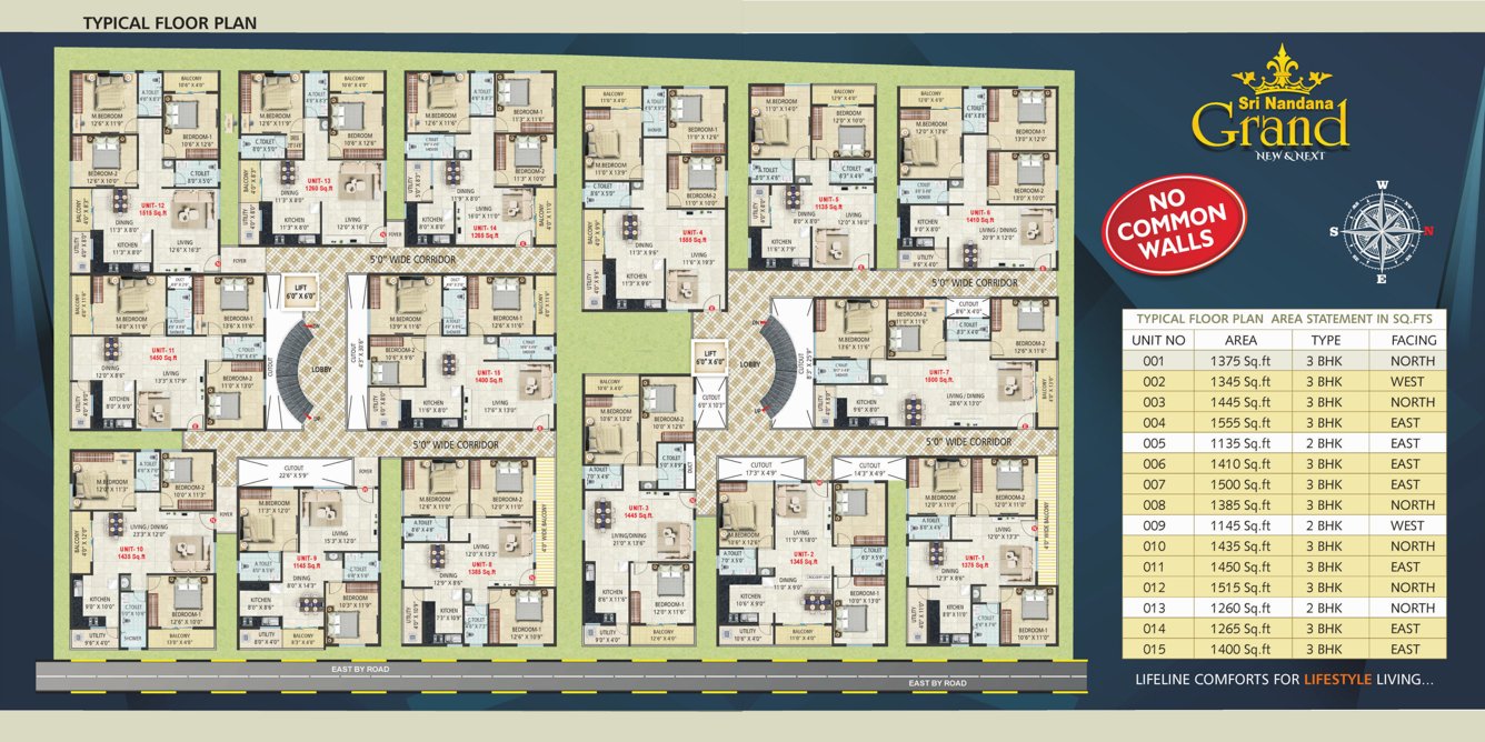  grand Grand Cluster Plan For Typical Floor