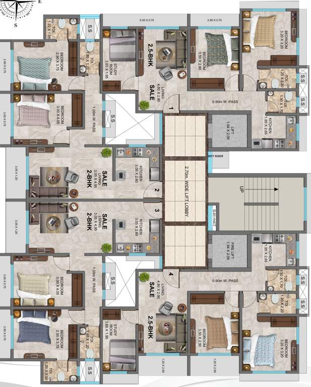  ganga avenue Ganga Avenue Cluster Plan