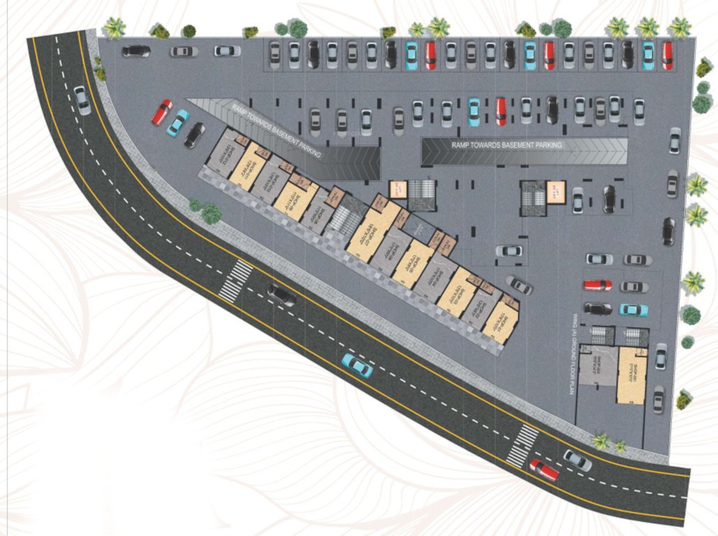  snehasparsh residency Building A Cluster Plan For Ground Floor