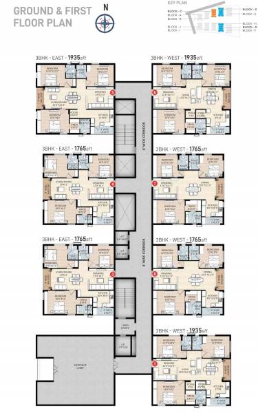  sriram-river-view Cluster Plan for ground Floor