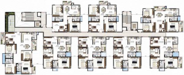  royal-view Royal View Tower B Typical Cluster Plan