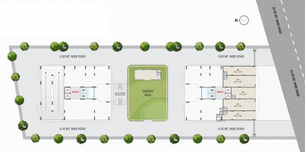  imperial-sky Block A & B Cluster Plan For Ground Floor