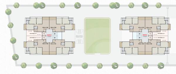  imperial-sky Block A & B Cluster Plan from 1st to 11th Floor
