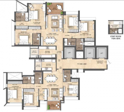  bellevue Tower 4 Cluster Plan