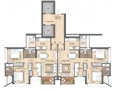  bellevue Tower 4 Cluster Plan