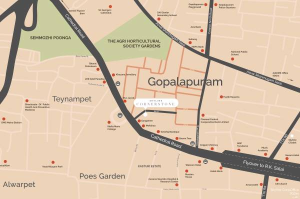  corner-stone Location Plan