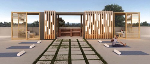  corner-stone Yoga/Meditation Area