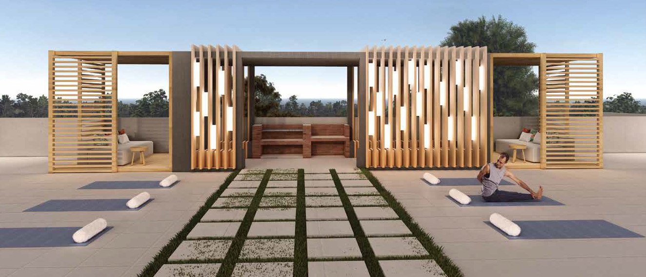  corner stone Yoga/Meditation Area