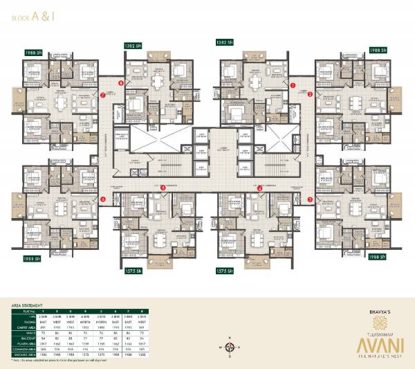  tulasivanam-avani Block A & I Cluster Plan